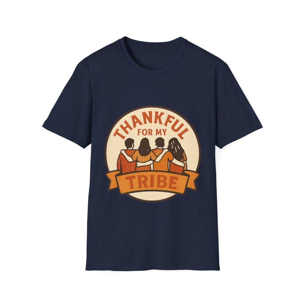 Thankful for My Tribe Shirt, Comfort Colors Tee, Friend Group Gift, Chosen Family Shirt, Boho Friendship Tee, Grateful for Friends