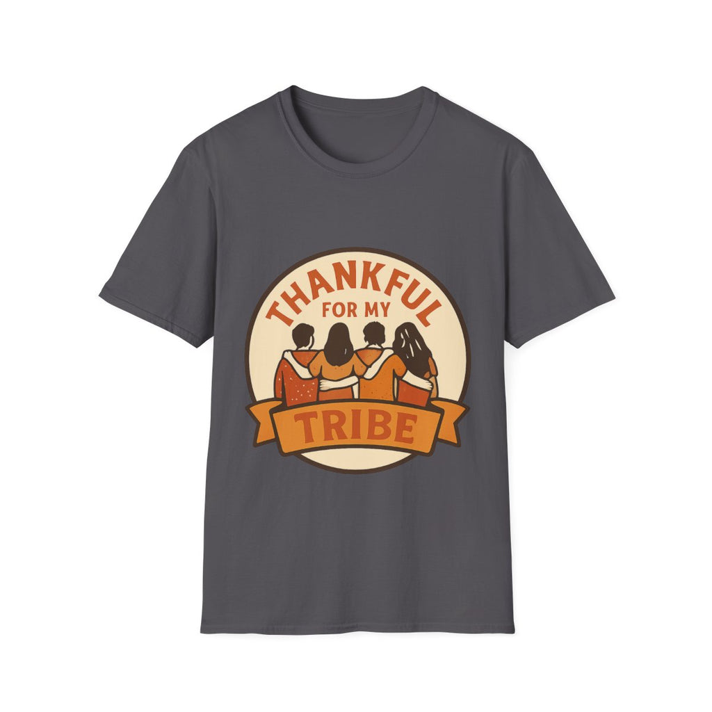 Thankful for My Tribe Shirt, Comfort Colors Tee, Friend Group Gift, Chosen Family Shirt, Boho Friendship Tee, Grateful for Friends