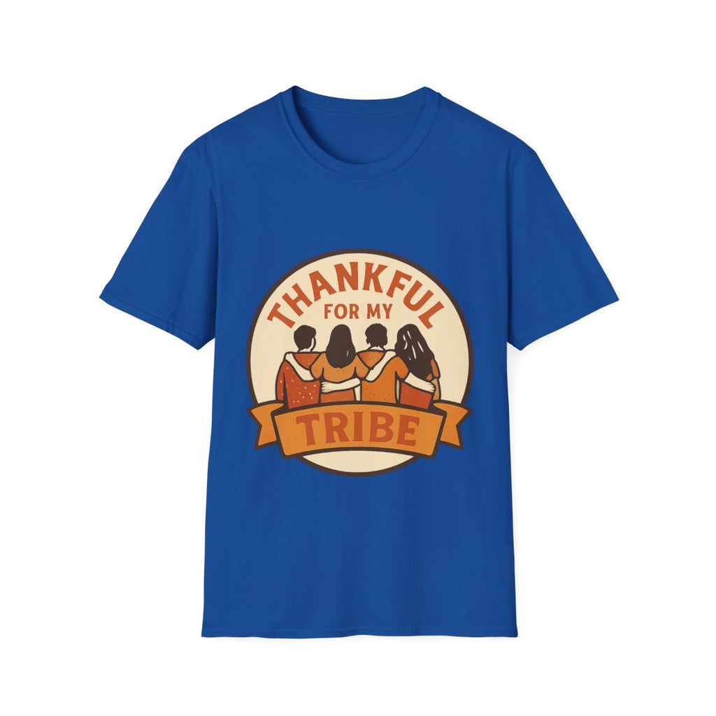 Thankful for My Tribe Shirt, Comfort Colors Tee, Friend Group Gift, Chosen Family Shirt, Boho Friendship Tee, Grateful for Friends