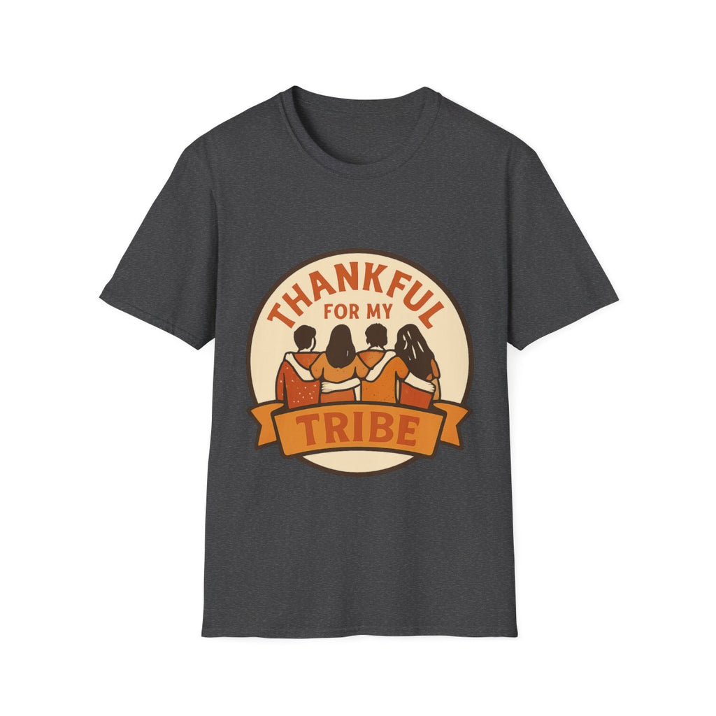 Thankful for My Tribe Shirt, Comfort Colors Tee, Friend Group Gift, Chosen Family Shirt, Boho Friendship Tee, Grateful for Friends