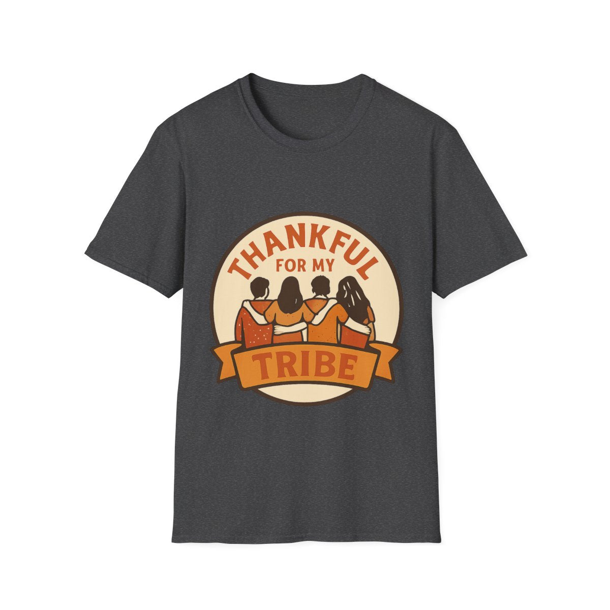 Thankful for My Tribe Shirt, Comfort Colors Tee, Friend Group Gift, Chosen Family Shirt, Boho Friendship Tee, Grateful for Friends