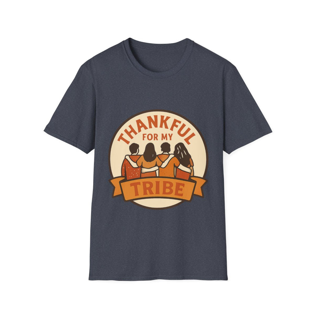 Thankful for My Tribe Shirt, Comfort Colors Tee, Friend Group Gift, Chosen Family Shirt, Boho Friendship Tee, Grateful for Friends