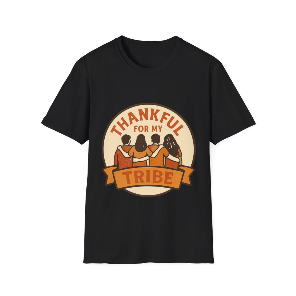 Thankful for My Tribe Shirt, Comfort Colors Tee, Friend Group Gift, Chosen Family Shirt, Boho Friendship Tee, Grateful for Friends