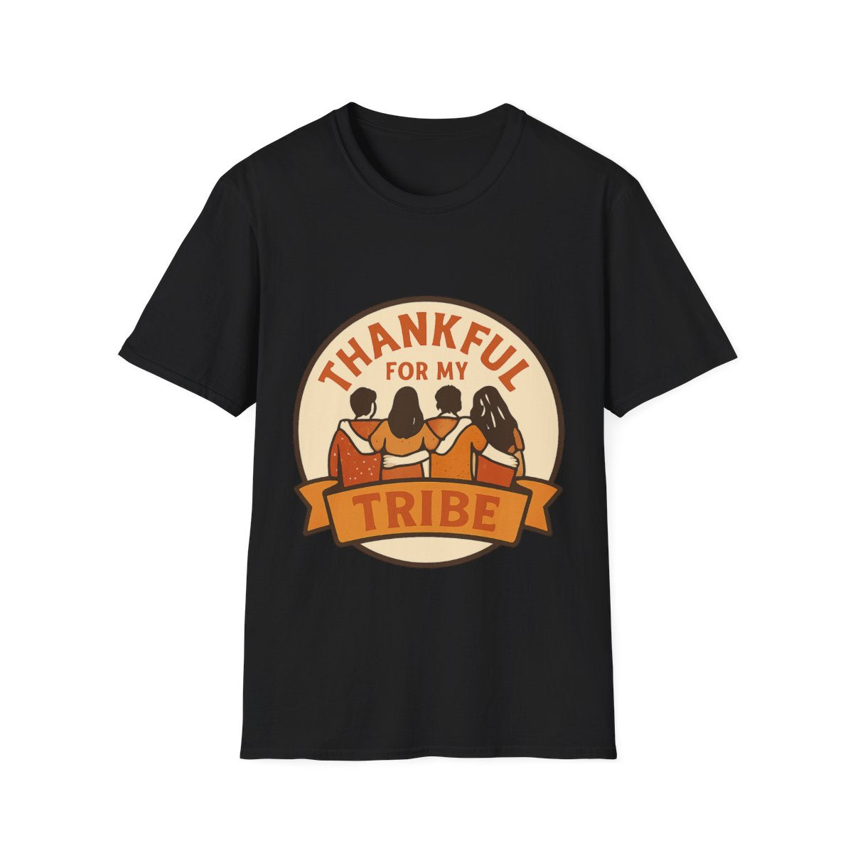 Thankful for My Tribe Shirt, Comfort Colors Tee, Friend Group Gift, Chosen Family Shirt, Boho Friendship Tee, Grateful for Friends