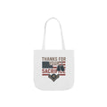 Thanks for Your Sacrifice Tote Bag Military Appreciation Gift Active Duty Service Member Honor Patriotic Gift USA Support Troops Bag