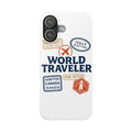 Vintage Passport Stamps World Traveler Phone Case
