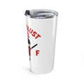 Wanderlust Fuel Travel Coffee Tumbler, Road Trip Gift for Travelers, Adventure Coffee Mug, Gas Gauge Travel Tumbler Gift