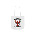 You're My Lobster Tote Bag Friends TV Show Gift Couples Anniversary Boyfriend Girlfriend Soulmate Quote Canvas Beach Bag