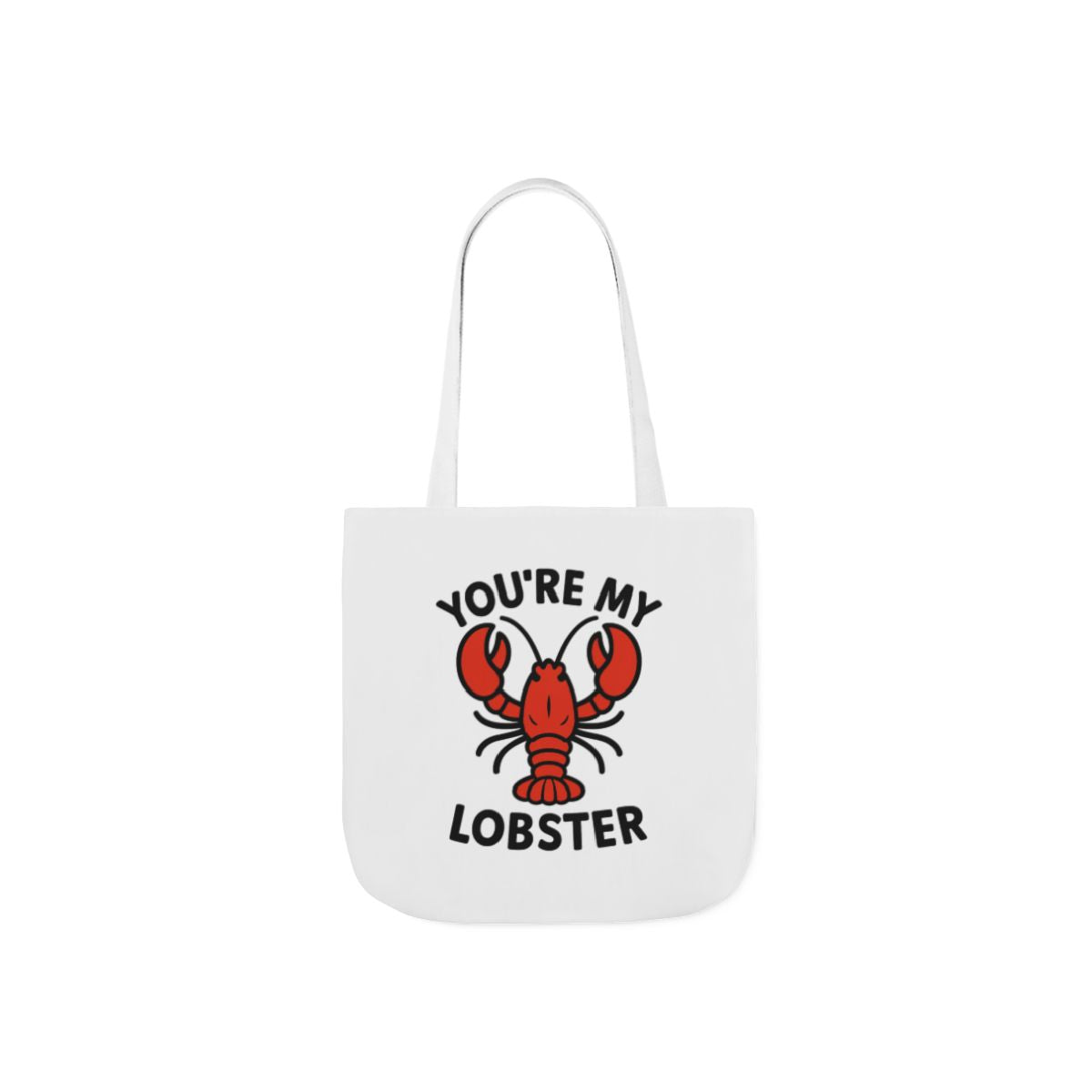 You're My Lobster Tote Bag Friends TV Show Gift Couples Anniversary Boyfriend Girlfriend Soulmate Quote Canvas Beach Bag